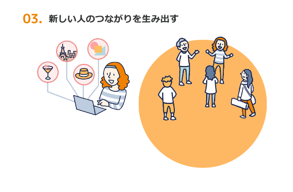 新しい人のつながり